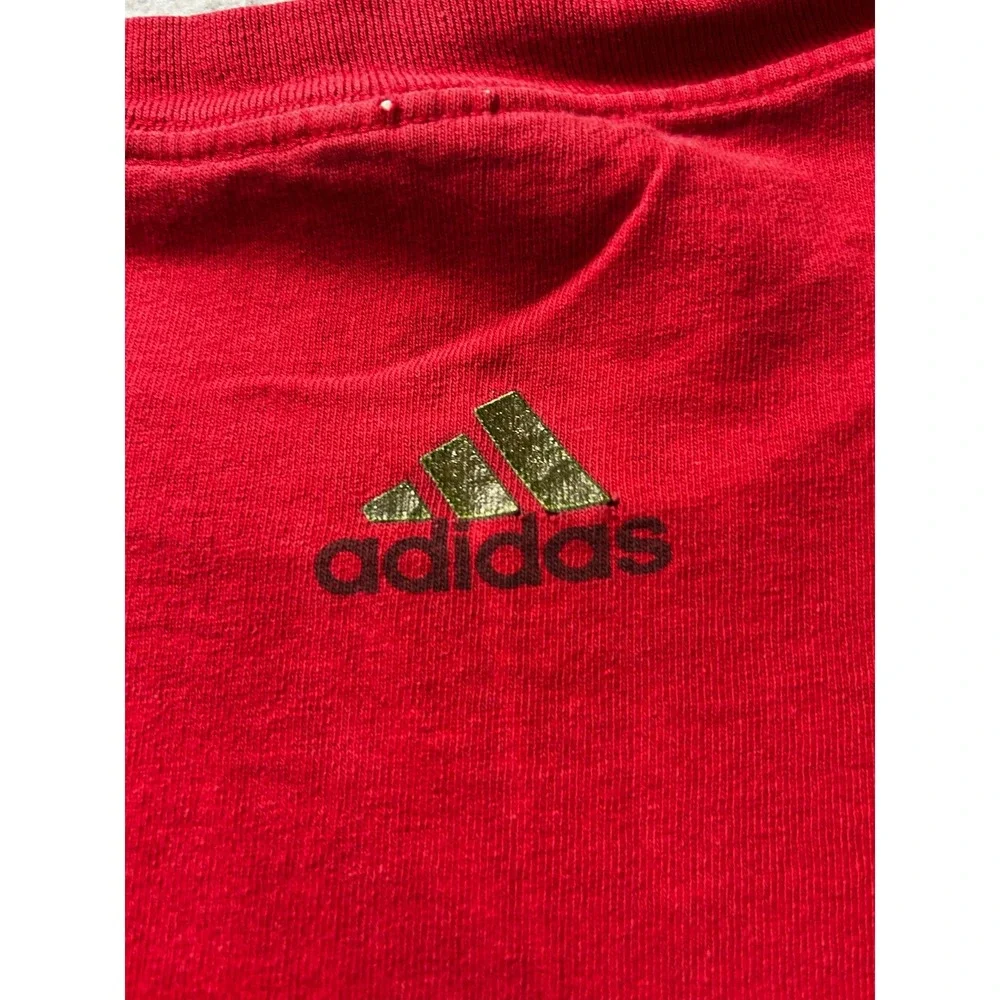 San Francisco 49ers Adidas T Shirt Mens 2XL Red‎ NFL Football Graphic Tee
